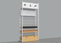 Modern Plywooden Making Retail Display Shelves / Grocery Store Shelving